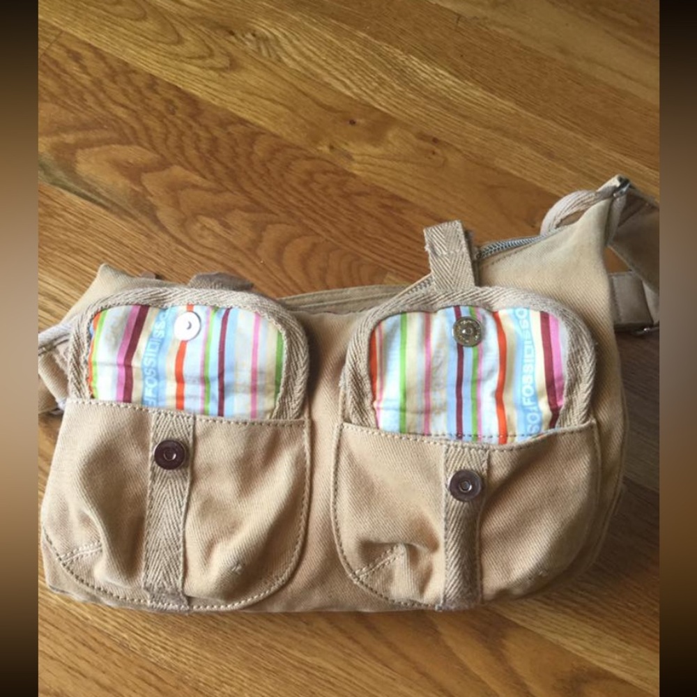 Fossil Authentic Classic Canvas Crossbody - image 5